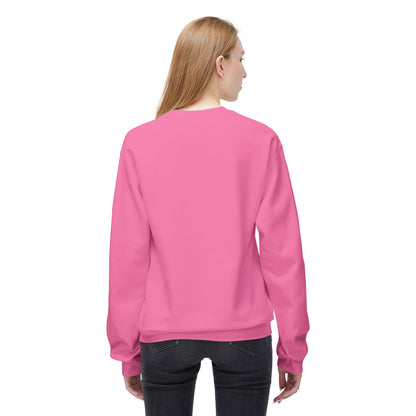 Sweatshirt | Steige in den Schlitten mit Santa, Rudi und Blitzen | rosa