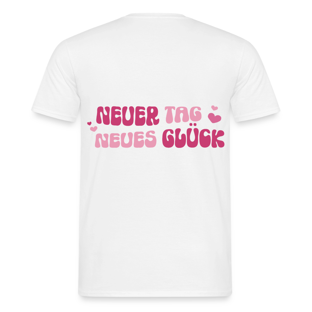 Neuer Tag - Klassik T-Shirt - white