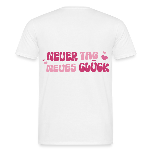 Neuer Tag - Klassik T-Shirt - white