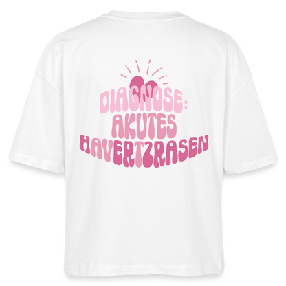 Akutes Havertzrasen - Boxy T-Shirt - white