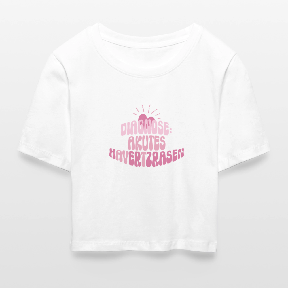 Akutes Havertzrasen - Baby Tee - white