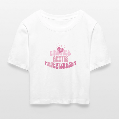 Akutes Havertzrasen - Baby Tee - white