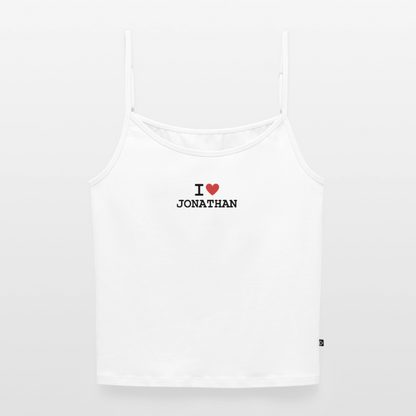 I <3 Jonathan - Trägertop - white