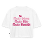 Mein Bambi - Oversized Cropped T-Shirt - white