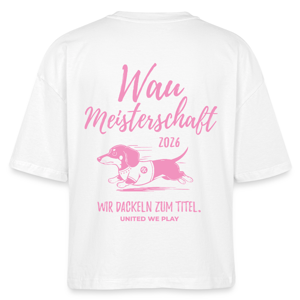 Waumeisterschaft - Boxy T-Shirt - white