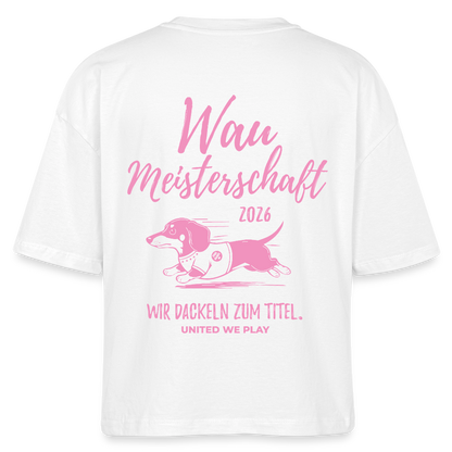 Waumeisterschaft - Boxy T-Shirt - white