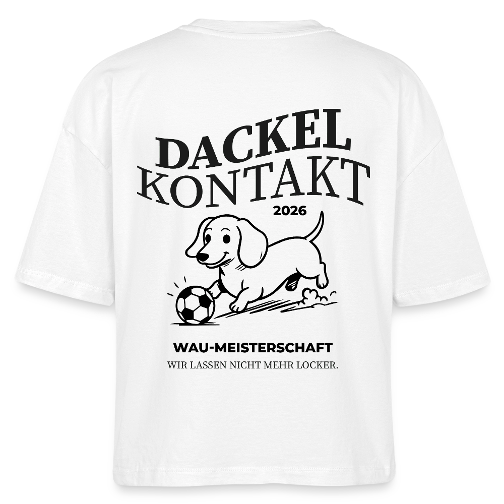 Dacke Kontakt - Boxy T-Shirt - white