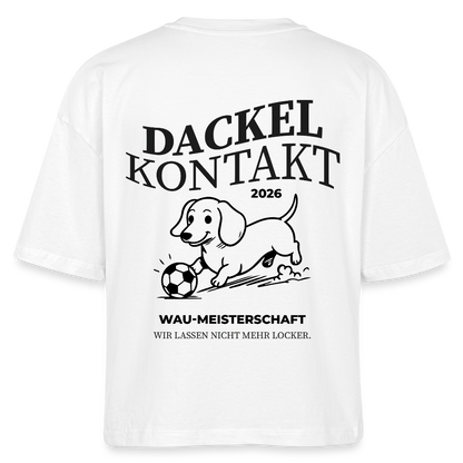 Dacke Kontakt - Boxy T-Shirt - white
