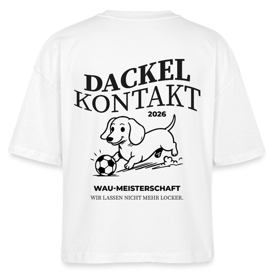 Dacke Kontakt - Boxy T-Shirt - white
