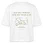 Dackel power -  Boxy T-Shirt - white