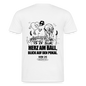 Herz am Ball - Klassik T-Shirt - white