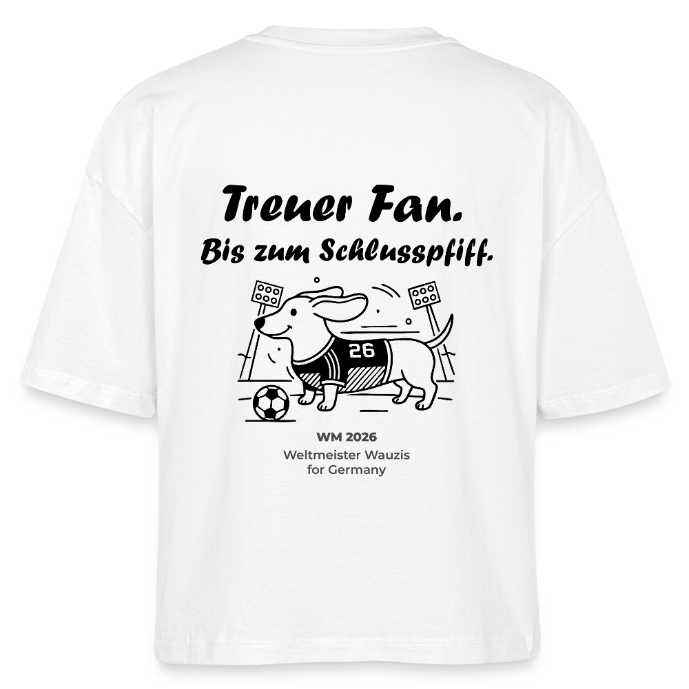Treuer Fan - Boxy T-Shirt - white
