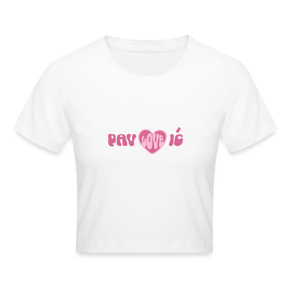 Pav - Love - ic - Baby Tee - white