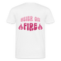 Beier on Fire - Klassik T-Shirt - white