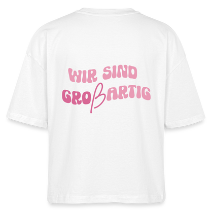 Großartig - Boxy T-Shirt - white