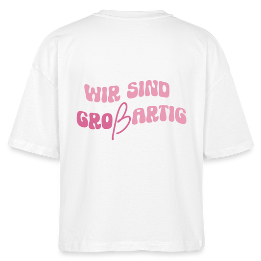 Großartig - Boxy T-Shirt - white