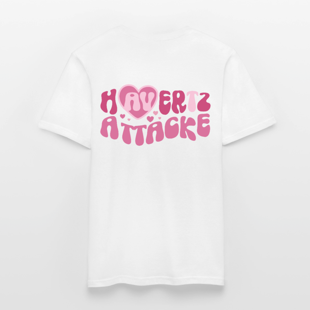 Havertz Attacke - Klassik T-Shirt - white