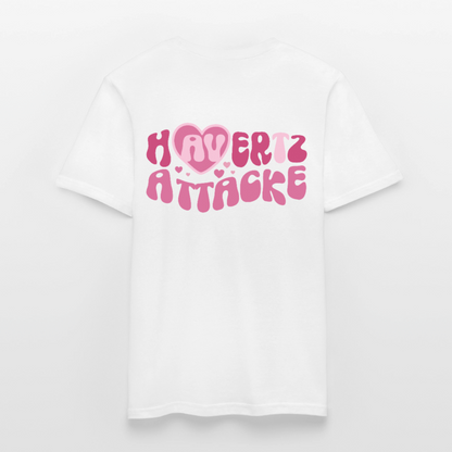Havertz Attacke - Klassik T-Shirt - white