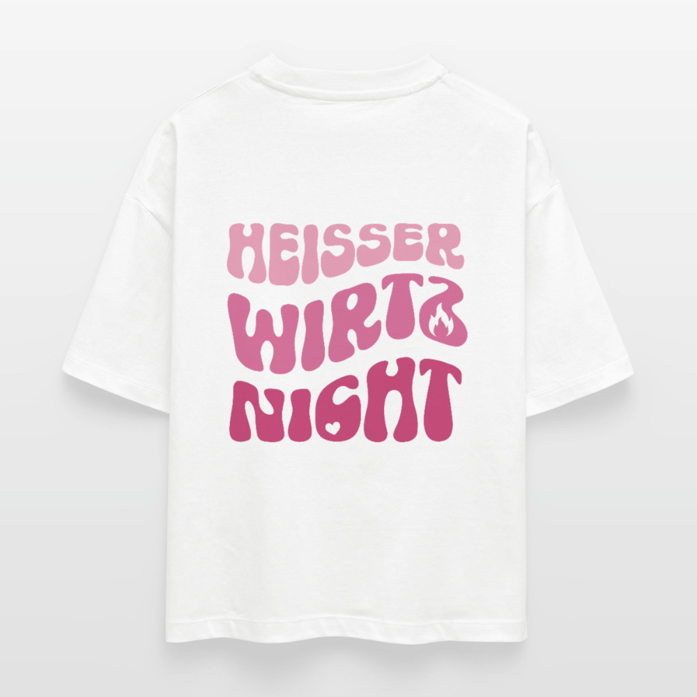 Heisser wirtz nicht - Boxy T-Shirt - white