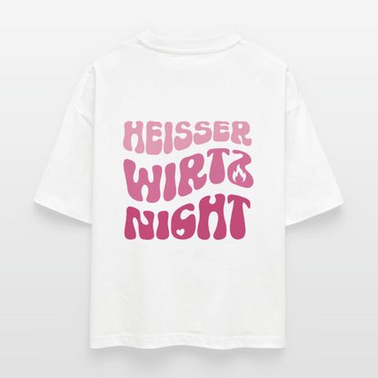Heisser wirtz nicht - Boxy T-Shirt - white