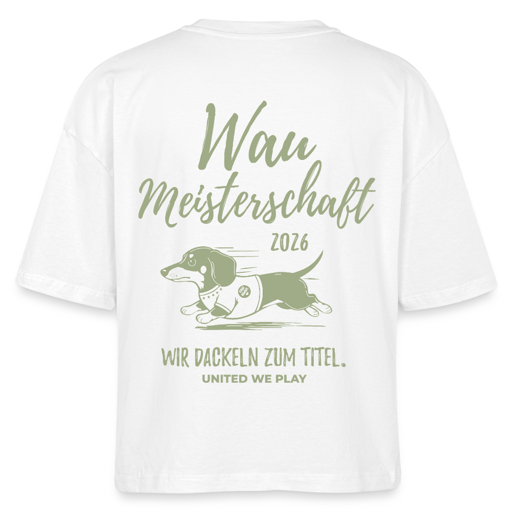Waumeisterschaft - Boxy T-Shirt - white