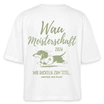 Waumeisterschaft - Boxy T-Shirt - white