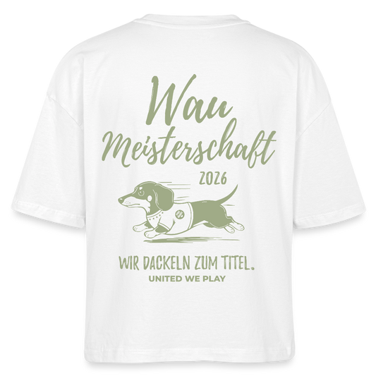 Waumeisterschaft - Boxy T-Shirt - white