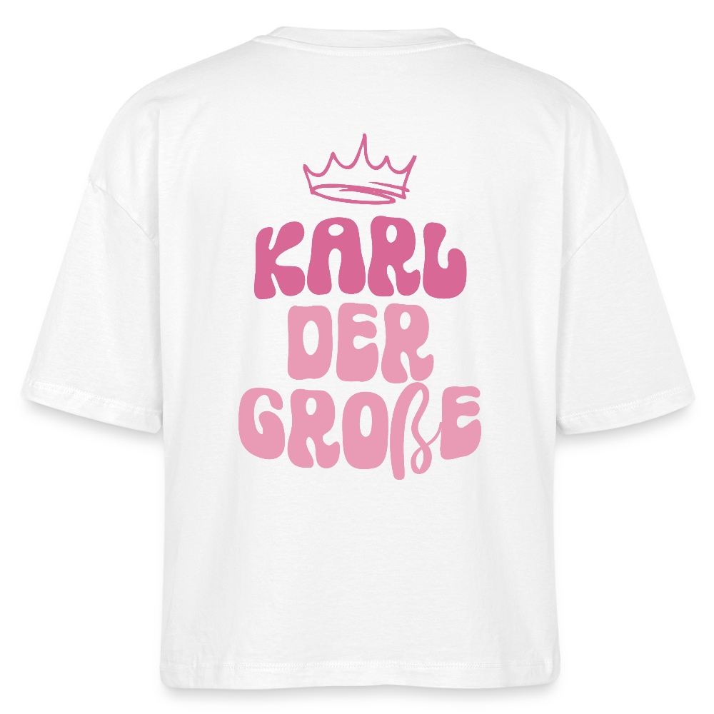 Karl der Große - Boxy T-Shirt - white