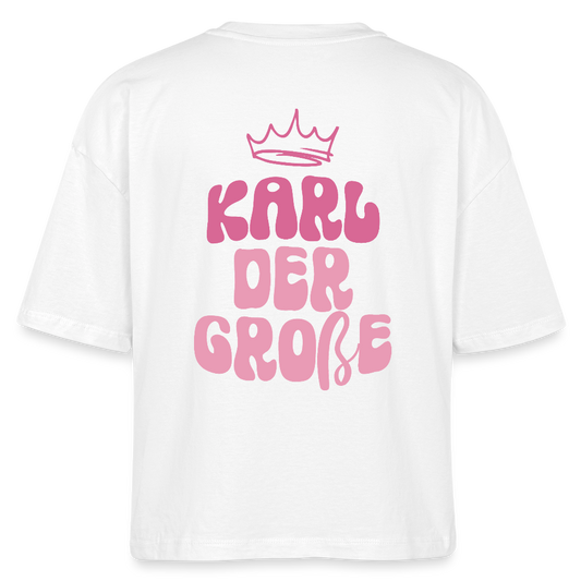 Karl der Große - Boxy T-Shirt - white