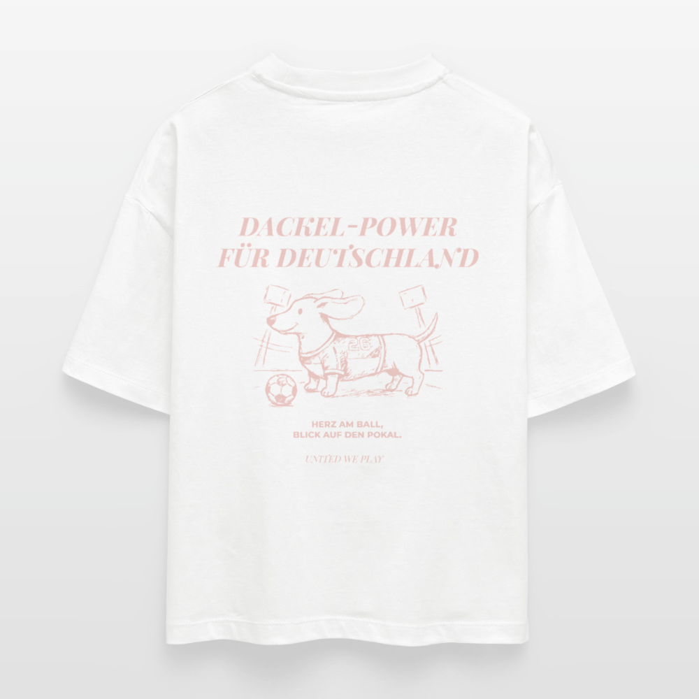 Dackel Power - Boxy T-Shirt - white