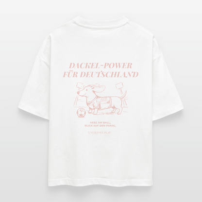 Dackel Power - Boxy T-Shirt - white
