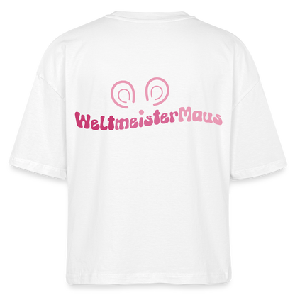 Weltmeister Maus - Boxy T-Shirt - white