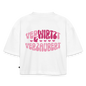 Verwirtzt & verzaubert - Oversized Cropped T-Shirt - white