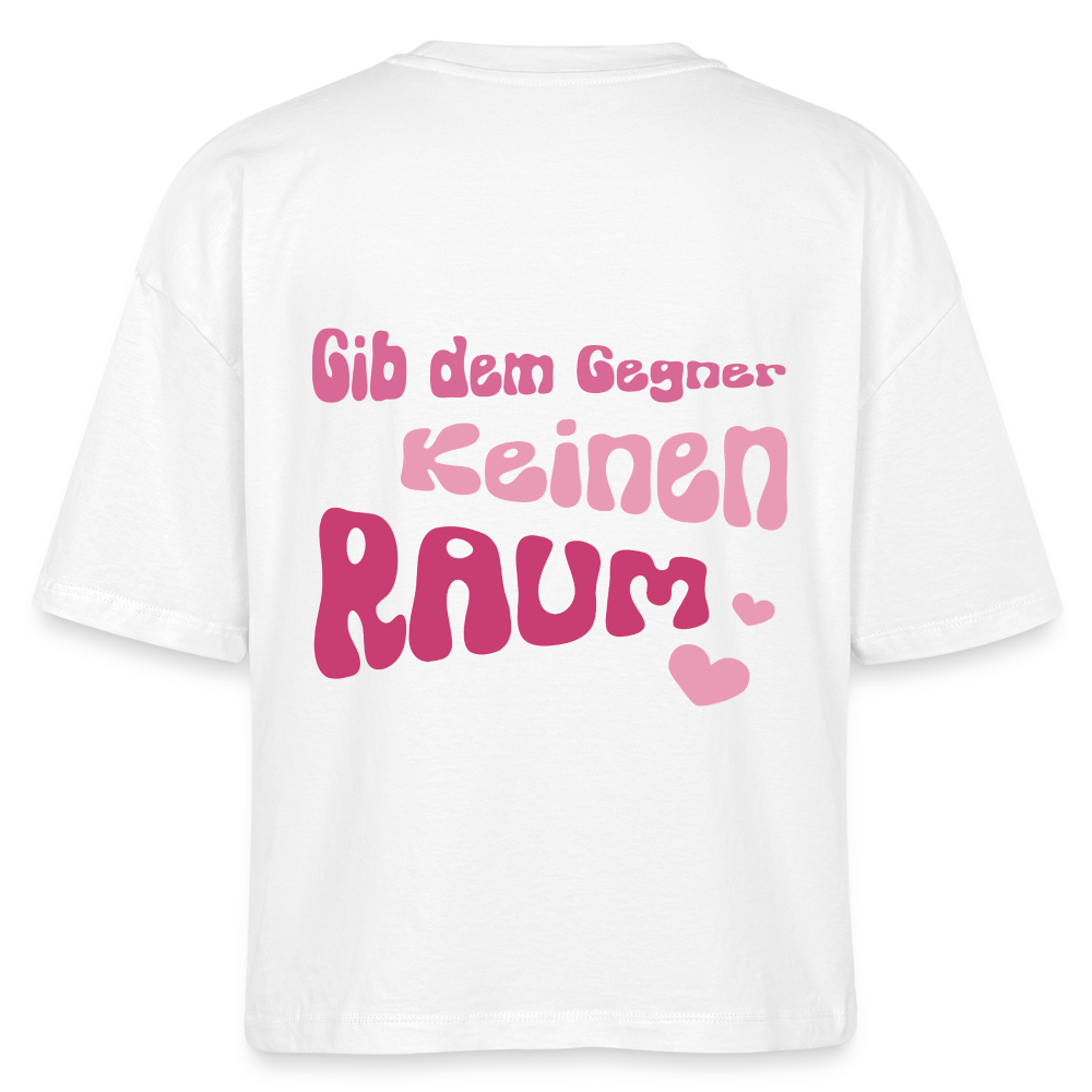 Keinen Raum - Boxy T-Shirt - white