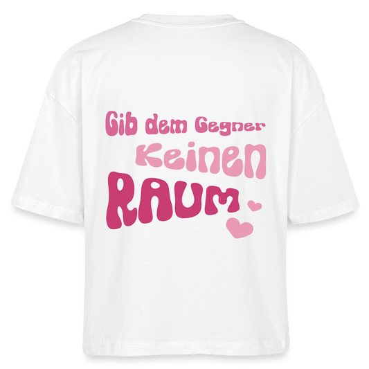 Keinen Raum - Boxy T-Shirt - white