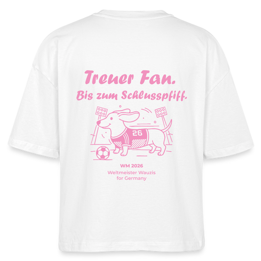 Treuer Fan - Boxy T-Shirt - white