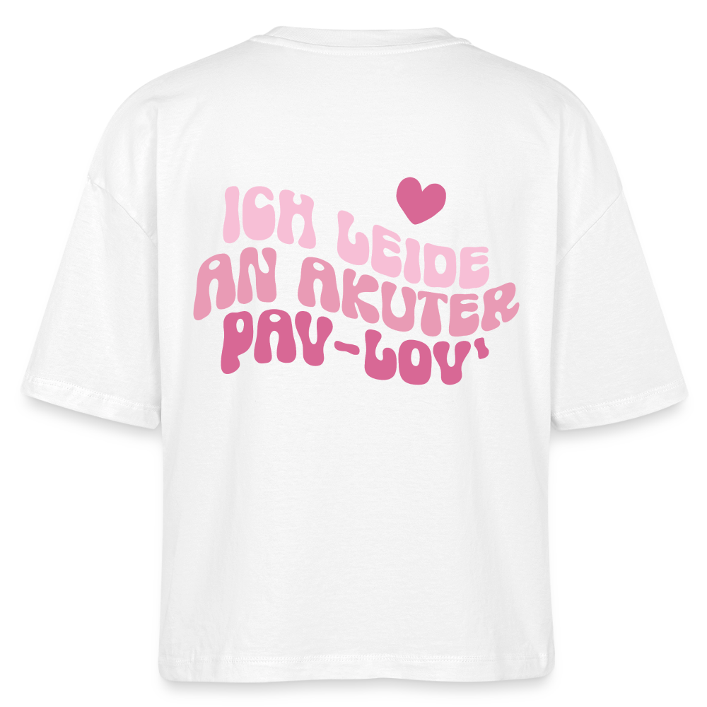 Akute Pav-Love - Boxy T-Shirt - white
