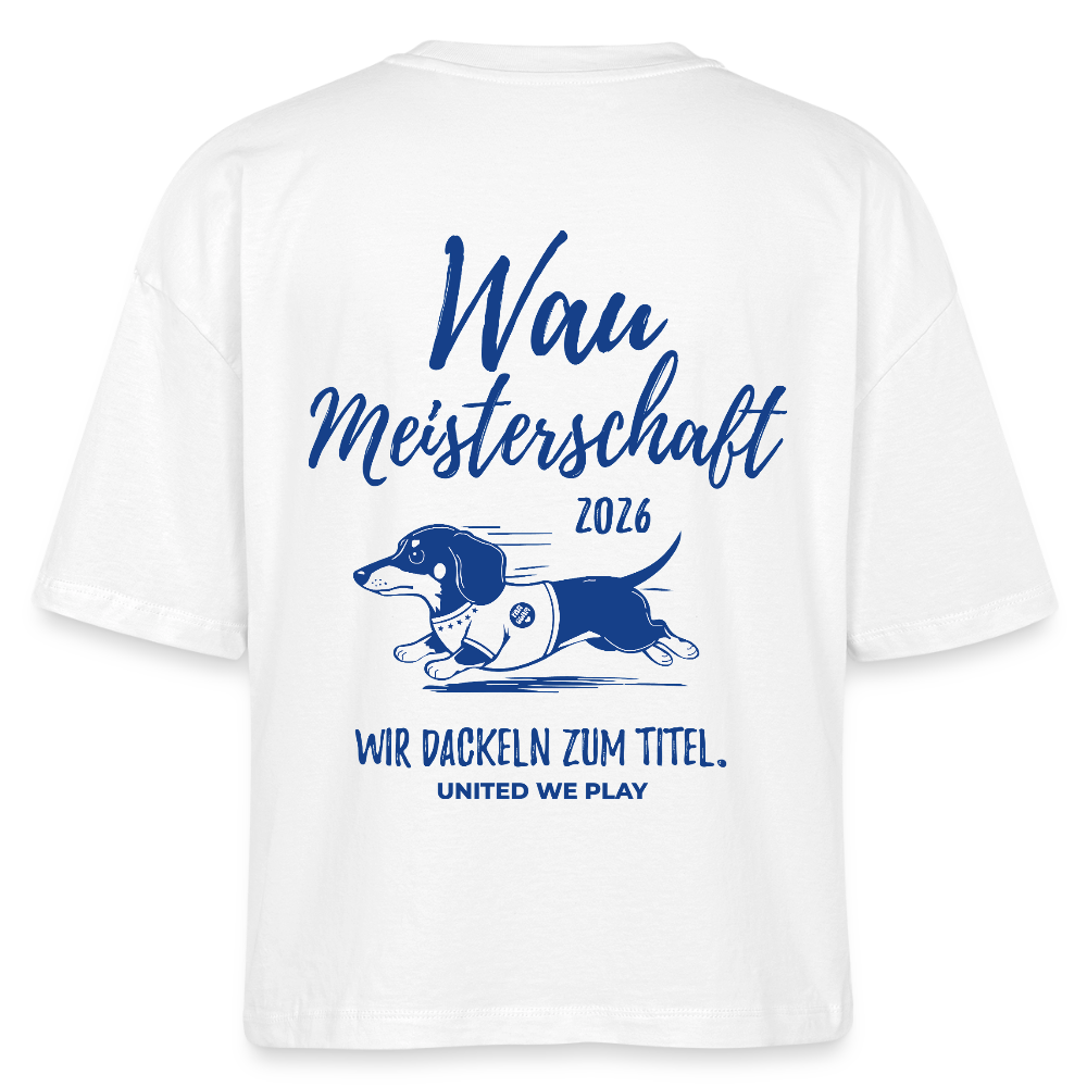 Waumeisterschaft - Boxy T-Shirt - white