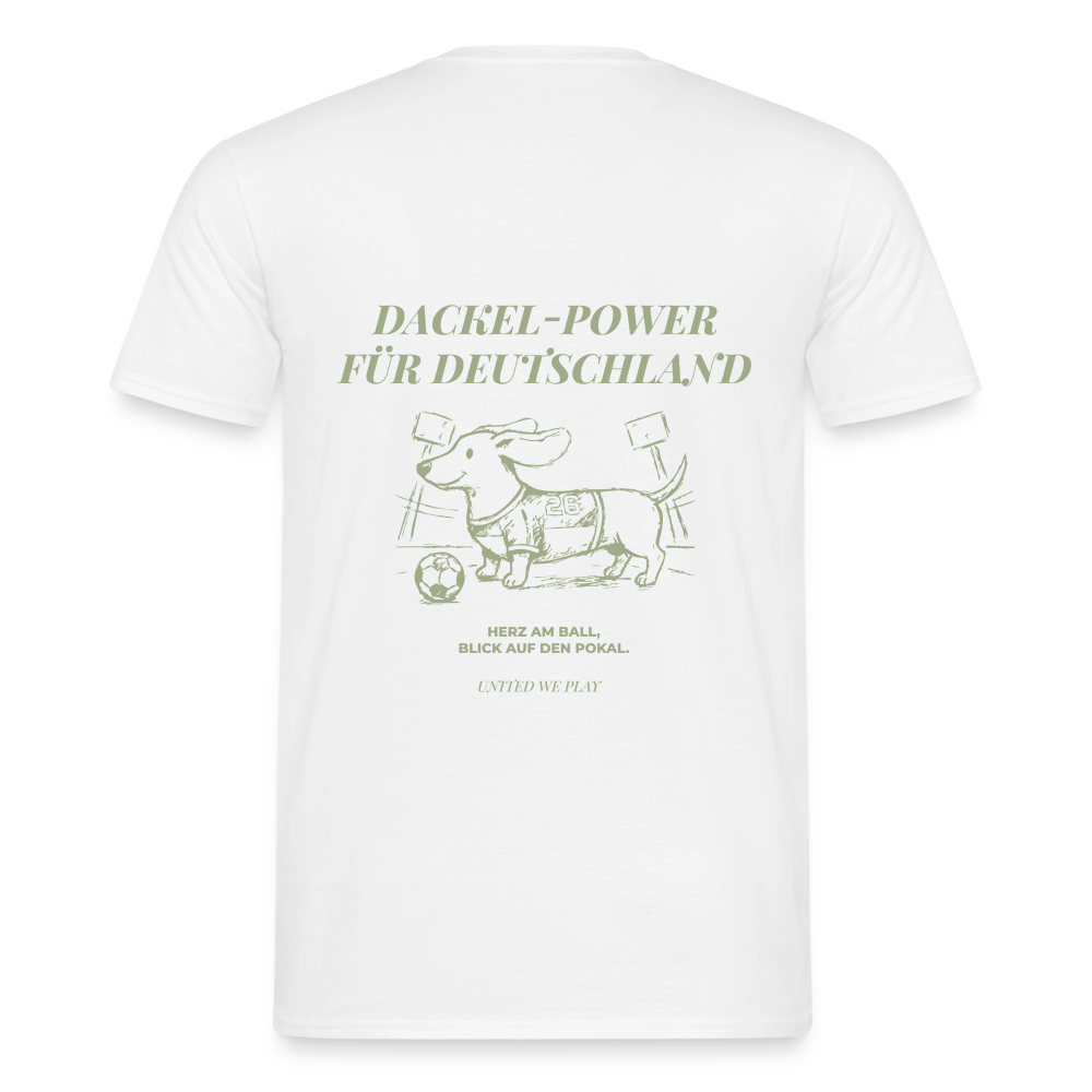 Dackel Power - Klassik T-Shirt - white