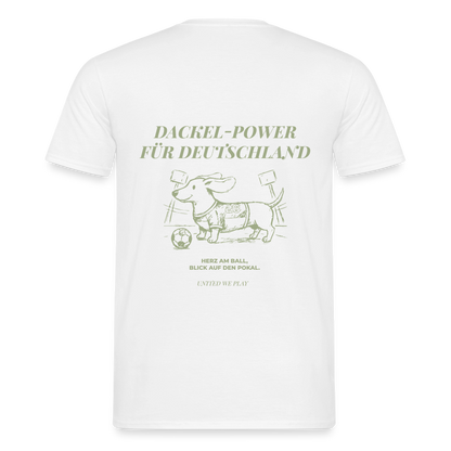 Dackel Power - Klassik T-Shirt - white