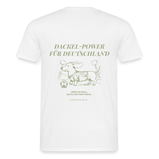 Dackel Power - Klassik T-Shirt - white