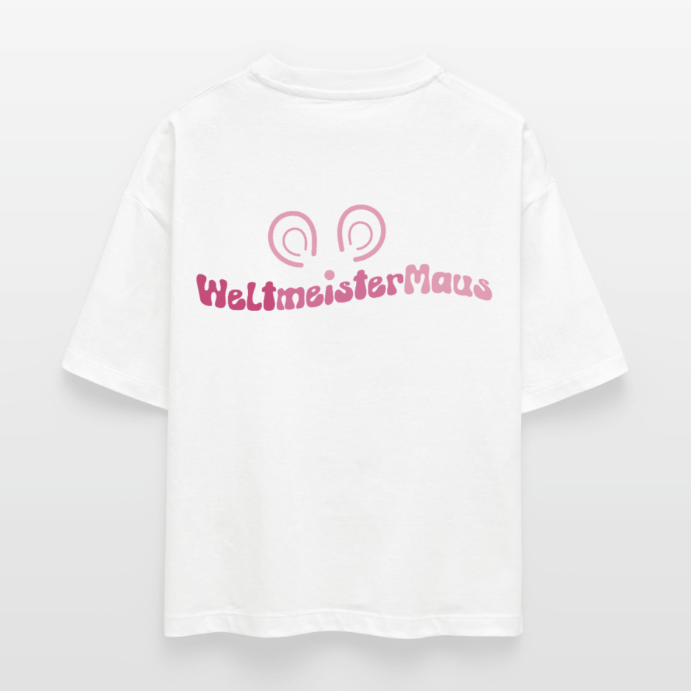 Weltmeister Maus - Boxy T-Shirt - white