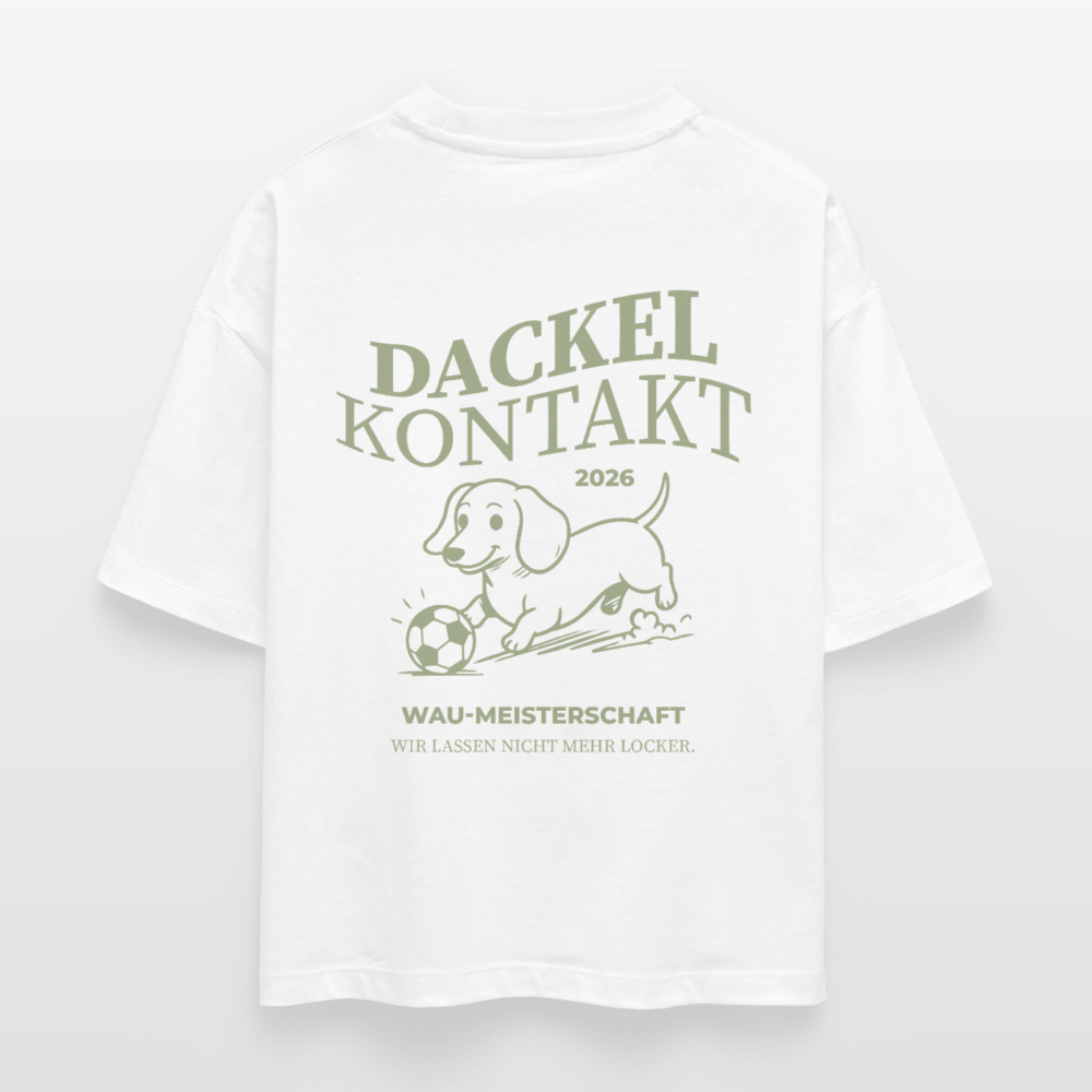Dackel Kontakt - Boxy T-Shirt - white