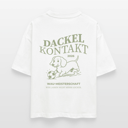 Dackel Kontakt - Boxy T-Shirt - white