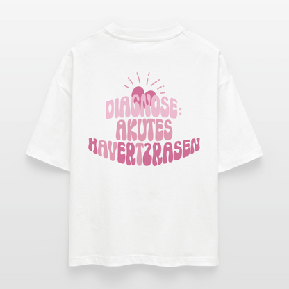 Akutes Havertzrasen - Boxy T-Shirt - white