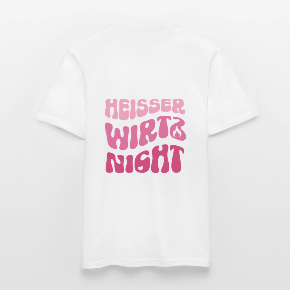 Heisser wirtz nicht - Klassik T-Shirt - white