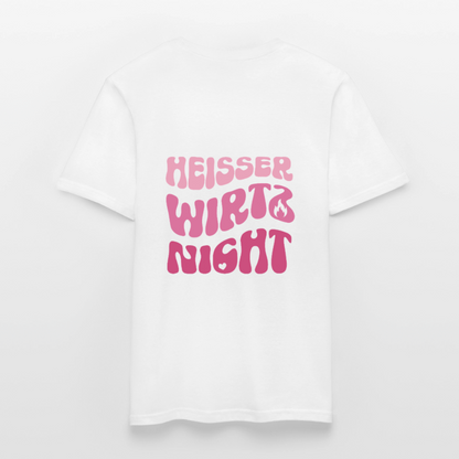 Heisser wirtz nicht - Klassik T-Shirt - white