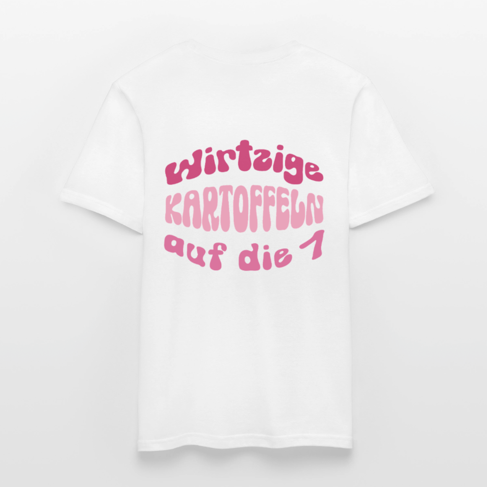 wrtzige Kartoffeln - Klassik T-Shirt - white