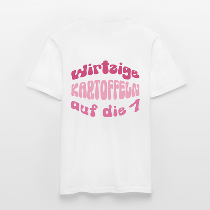 wrtzige Kartoffeln - Klassik T-Shirt - white