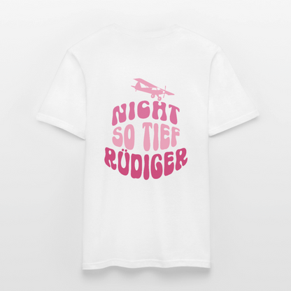 Nicht so tief - Kassik T-Shirt - white